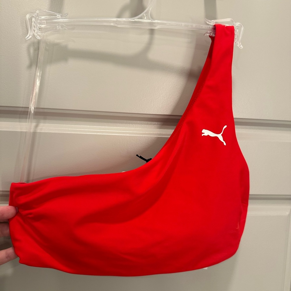 NWT Puma Women’s One Shoulder Bikini Top XS Summer Beach